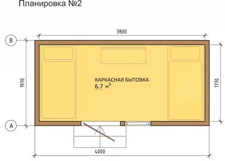 Проект хозблока с расчетом