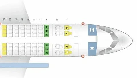 Схема салона аэробуса а320 s7