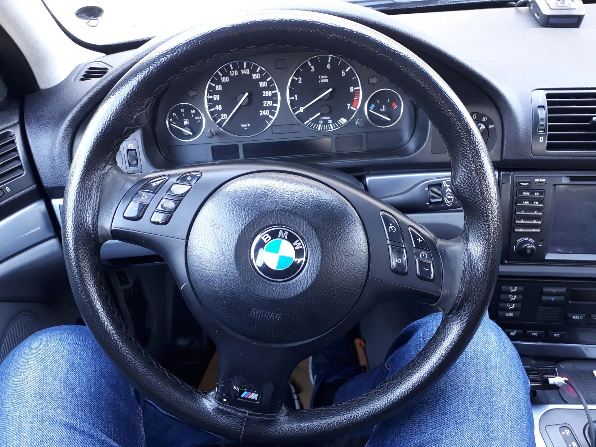 Перетяжка руля BMW Е39 - BMW 5 series (E39), 3 л, 2002 года своими руками DRIVE2