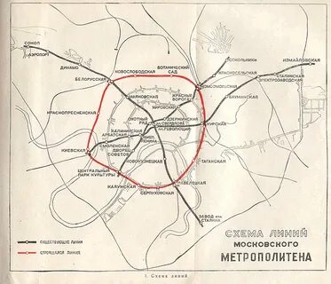 Старые ветки метро