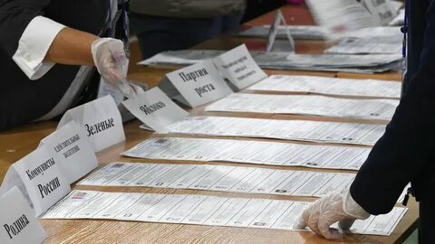 Первые подсчеты голосов на выборах