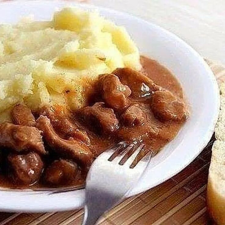 Подлива с мясом как в детском