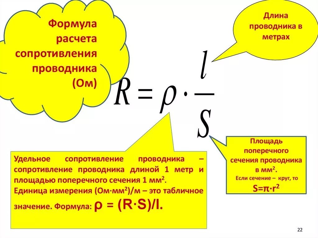 Как находится удельное сопротивление. Удельное электрическое сопротивление формула. Формула нахождения удельного электрического сопротивления. Формула для вычисления удельного сопротивления проводника. Привязки формул