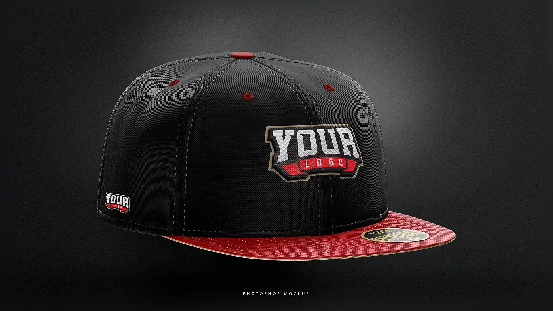 New era Snapback cap. Snapback cap Mockup.