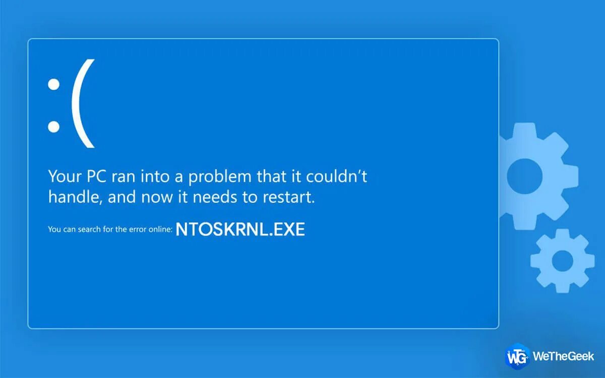 Ntoskrnl exe синий экран windows 10. Blue Screen ntoskrnl. Ntoskrnl.exe BSOD. Exe Navy экран. Неизвестная ошибка синее окно.