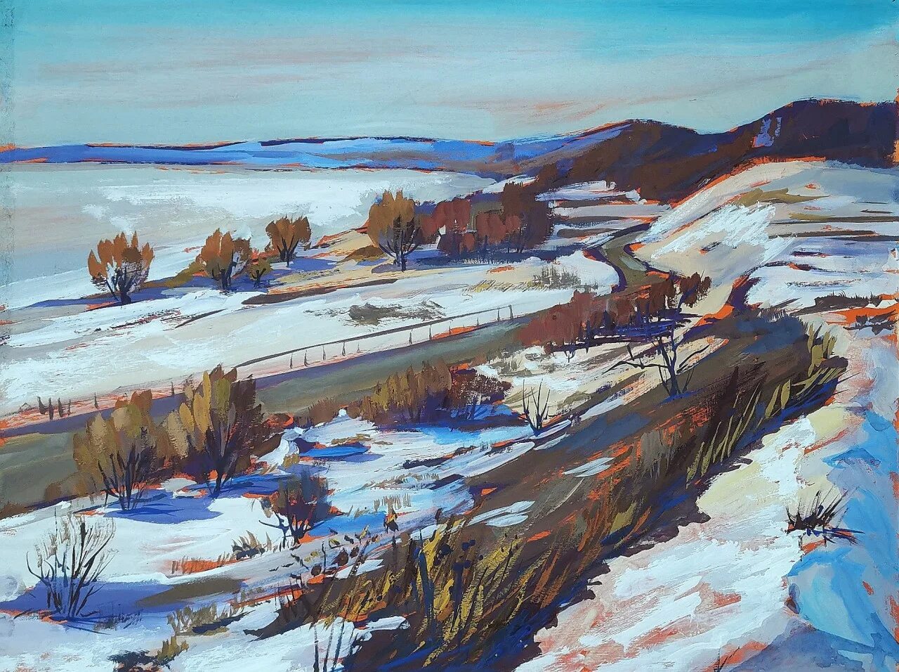 Зима лето. Позитивная весна. Весенний денек. Сакура фон. Дали весна.