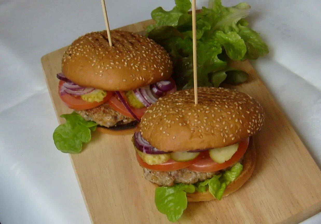 домашний бургер.