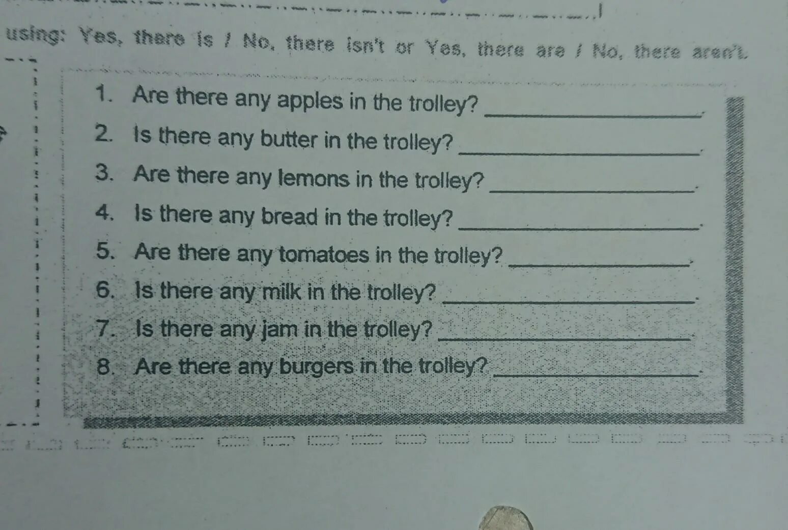 Answer the questions use ответы. Yes there is. yes there is no there isn&#039;t. ответ yes there is no there isnt. ответы на вопросы yes there is.