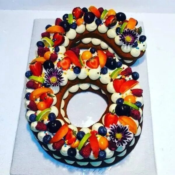 Sprinkle Number Birthday Cake Number birthday cakes, Cake, Sprinkle cake