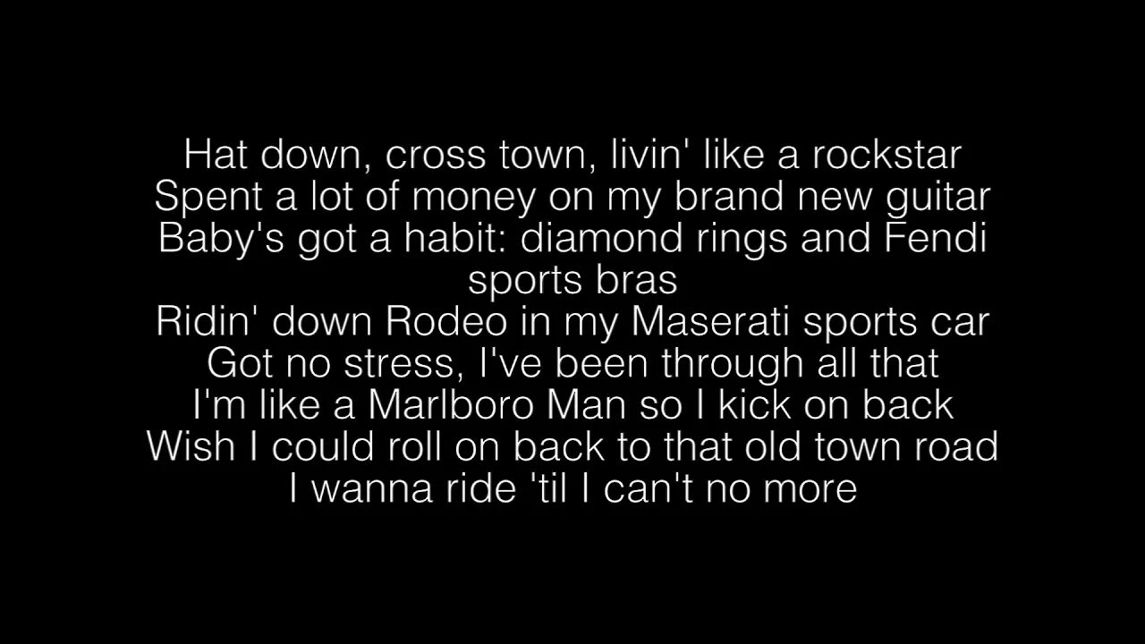 So i party like a rockstar текст. Текст Олд Таун роуд. Old Town Road текст. Текст песни Олд Таун роад. Слова песни old Town Road.