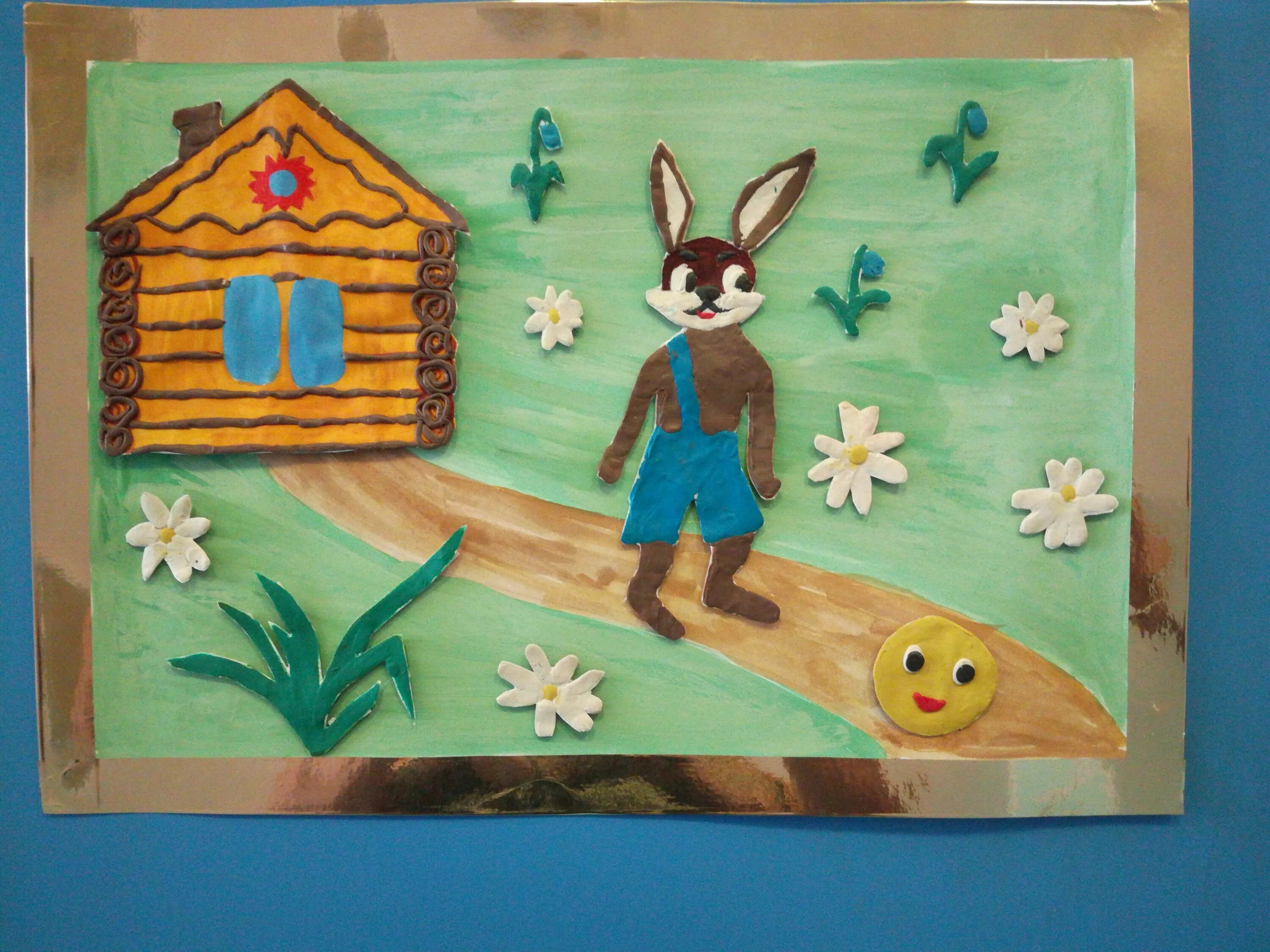 рассказ поделки. пластилиновая живопись. поделка сказка. поделки на тему сказочные герои. поделка гуси лебеди.