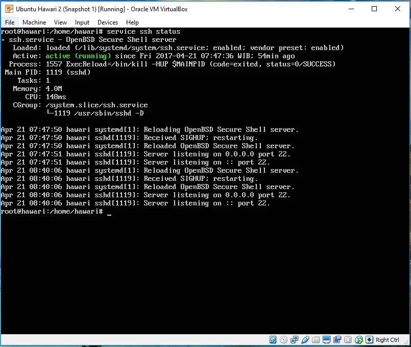 Подключиться к серверу ubuntu