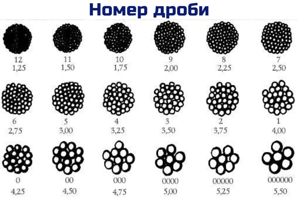 Дробь 3 12 сравнение. Диаметр картечи 0000. Картечь 00 размер. Диаметр охотничьей дроби. Дробь номер 5 диаметр.