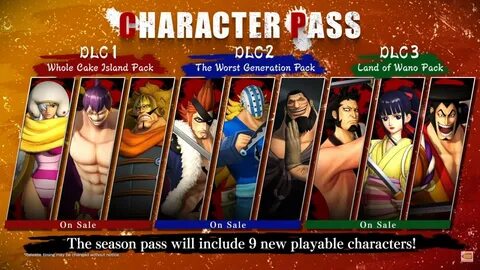 One piece warriors 4 dlc
