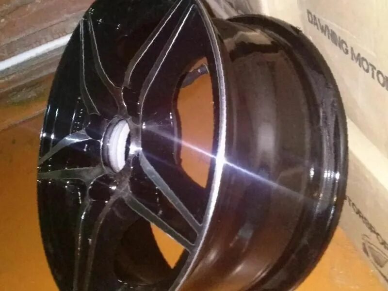 Sakura wheels r14. литые диски уфа. покраска дисков колес в бронзу.