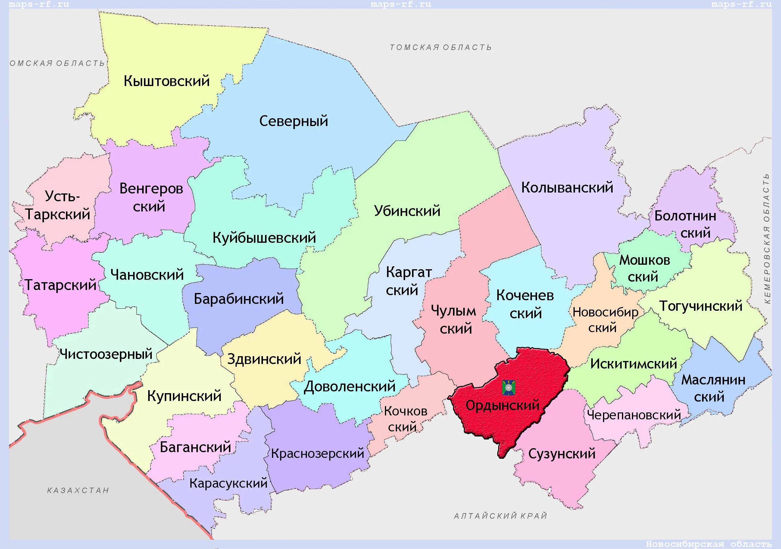 1 площадь новосибирской области. Карта Новосибирского района Новосибирской области. Карта Новосибирской области по районам. Карта районов НСО Новосибирской области. Карта Северного района НСО.