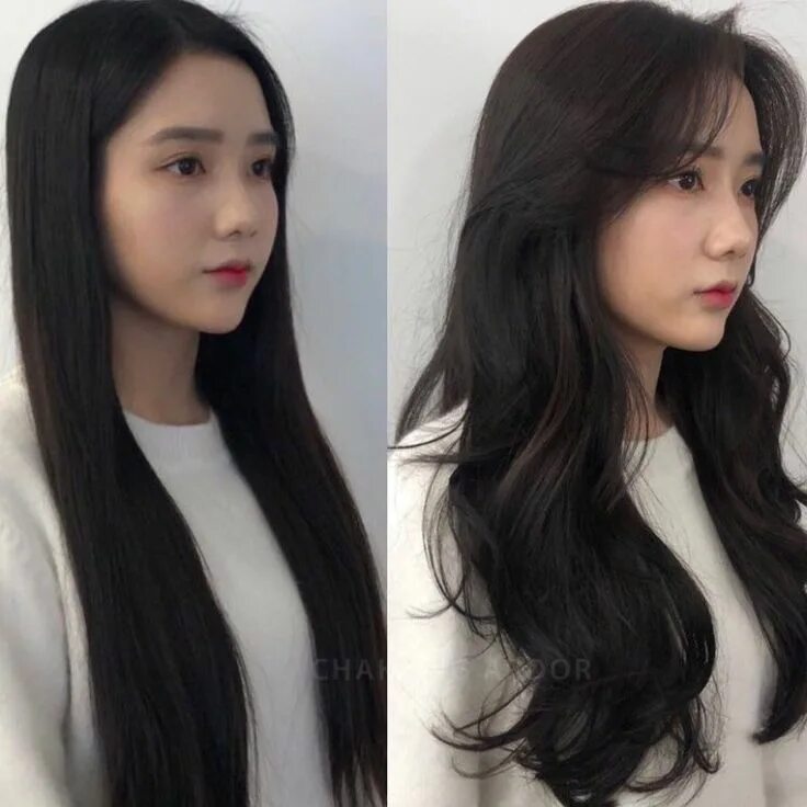 THE hottest long side Korean bangs in 2019 - TOP BEAUTY LIFESTYLES Long hair sty