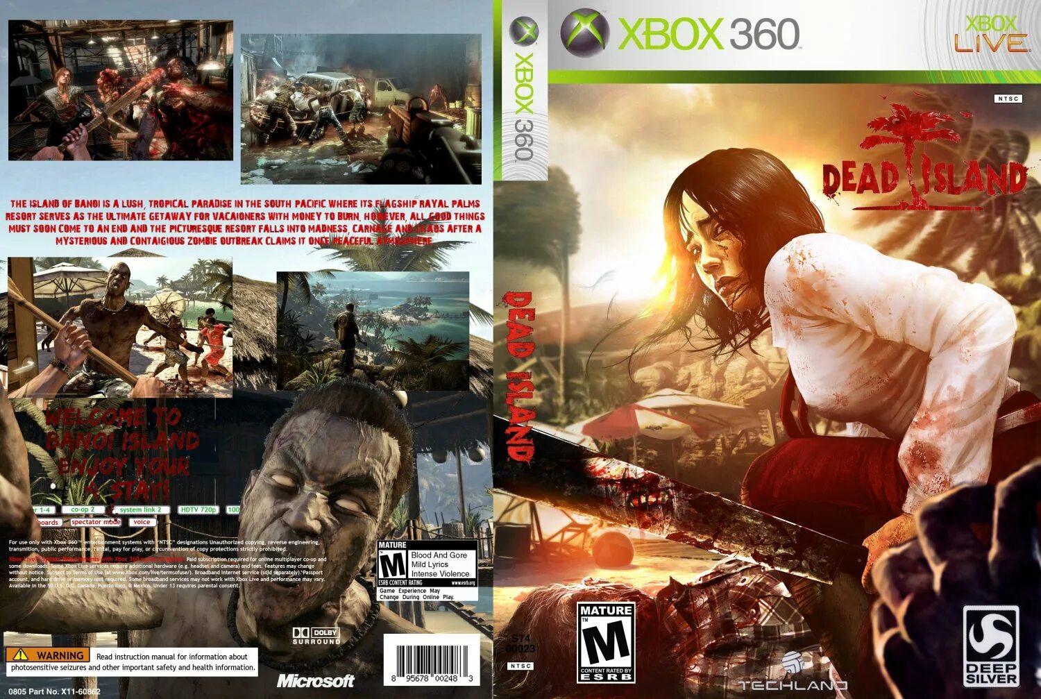 Escape Dead Island Xbox 360 обложка. Dead island 360