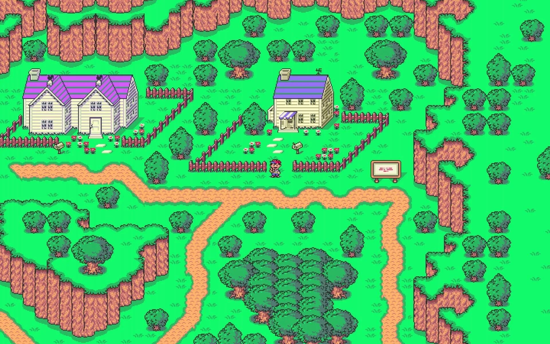 Mother 1 game. Earthbound (игра). Earthbound 1994. Earthbound Далаам'. Earthbound фон.