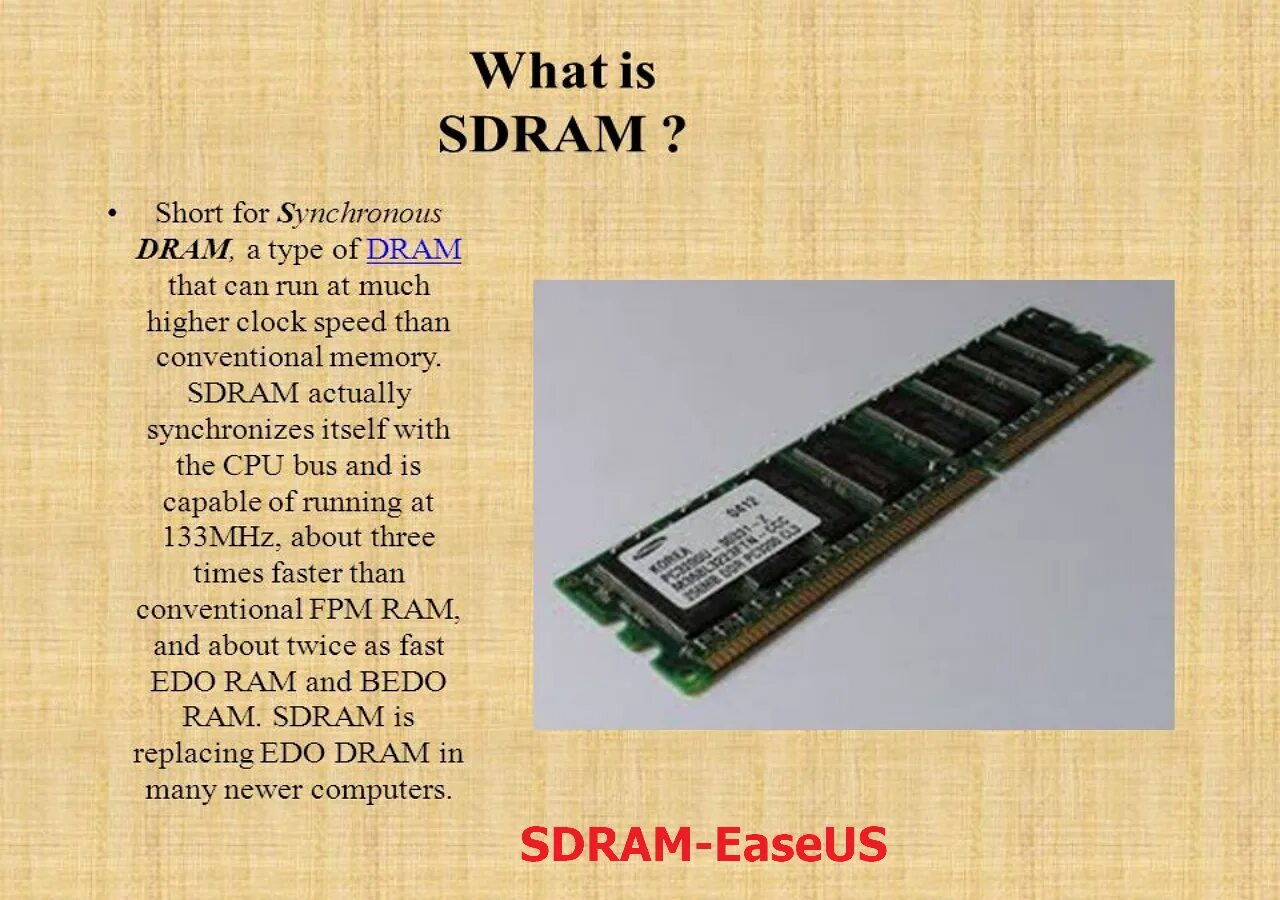 Vs ram. Ram Dram SDRAM. SDR Ram. История SDRAM. SDRAM характеристики.