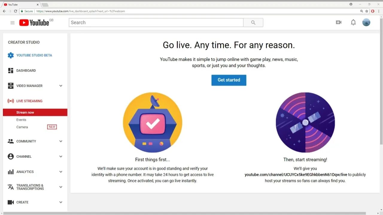 Youtube live dashboard. Youtube live dashboard