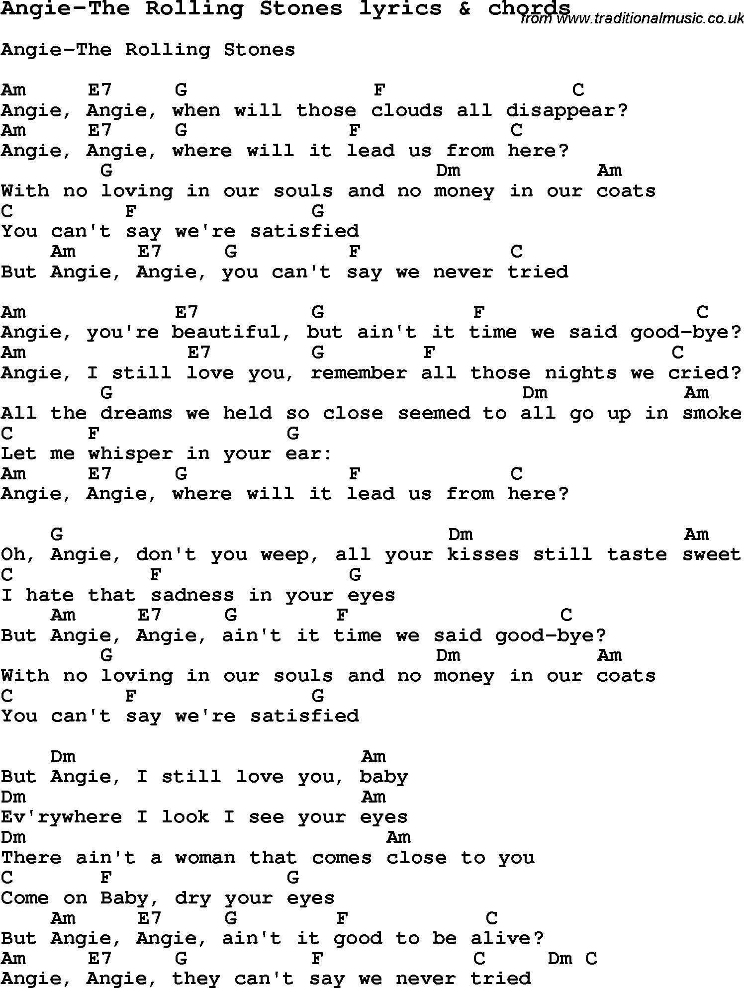 Stones lyrics. Angie Rolling. Роллинг стоунз Энджи. Angie текст. Роллинг стоунз перевод.