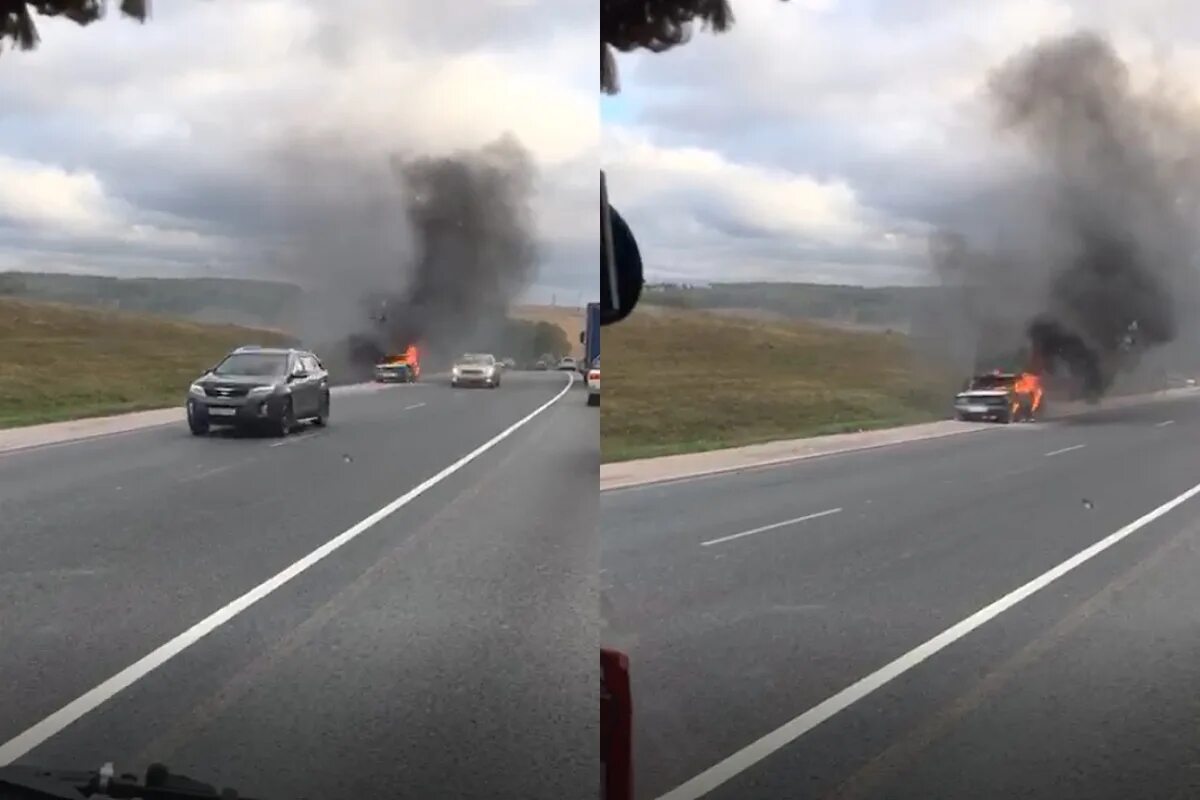 сгорели на трассе