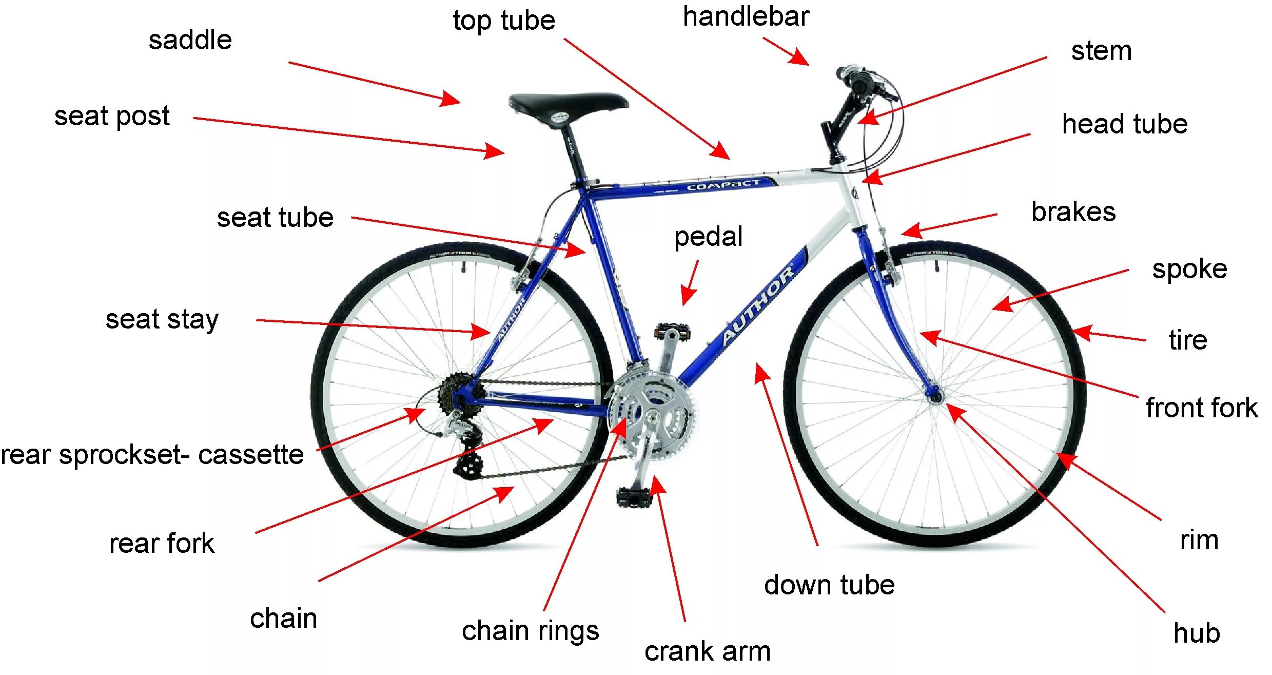 Bike parts. Части велосипеда. Части велосипеда для детей. Bicycle Parts names. Part of Bicycle.