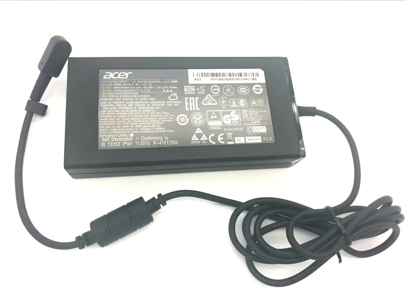 Блок питания Acer 19v 7.1a. Блок питания Acer 135w. Acer 19v 7.1a 135w (5.5*1.7). 19v 7.1a 135w Acer. Зарядное для ноутбука асер