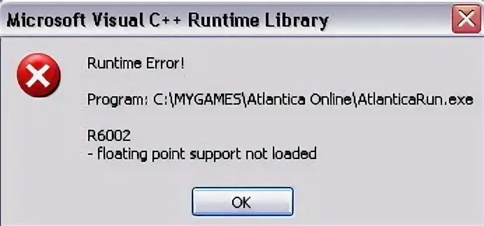 Could not be loaded because