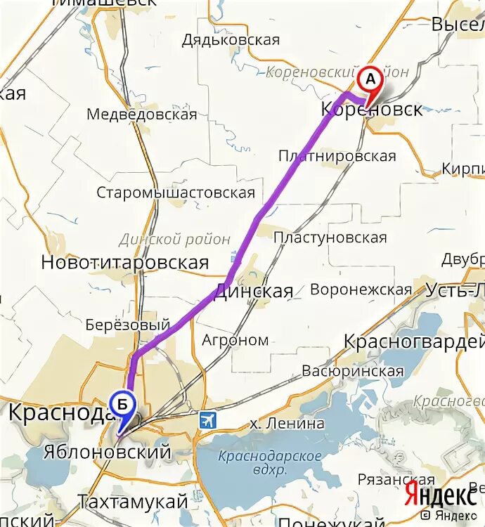 Билеты кореновск краснодар. Кореновск Краснодар на карте.