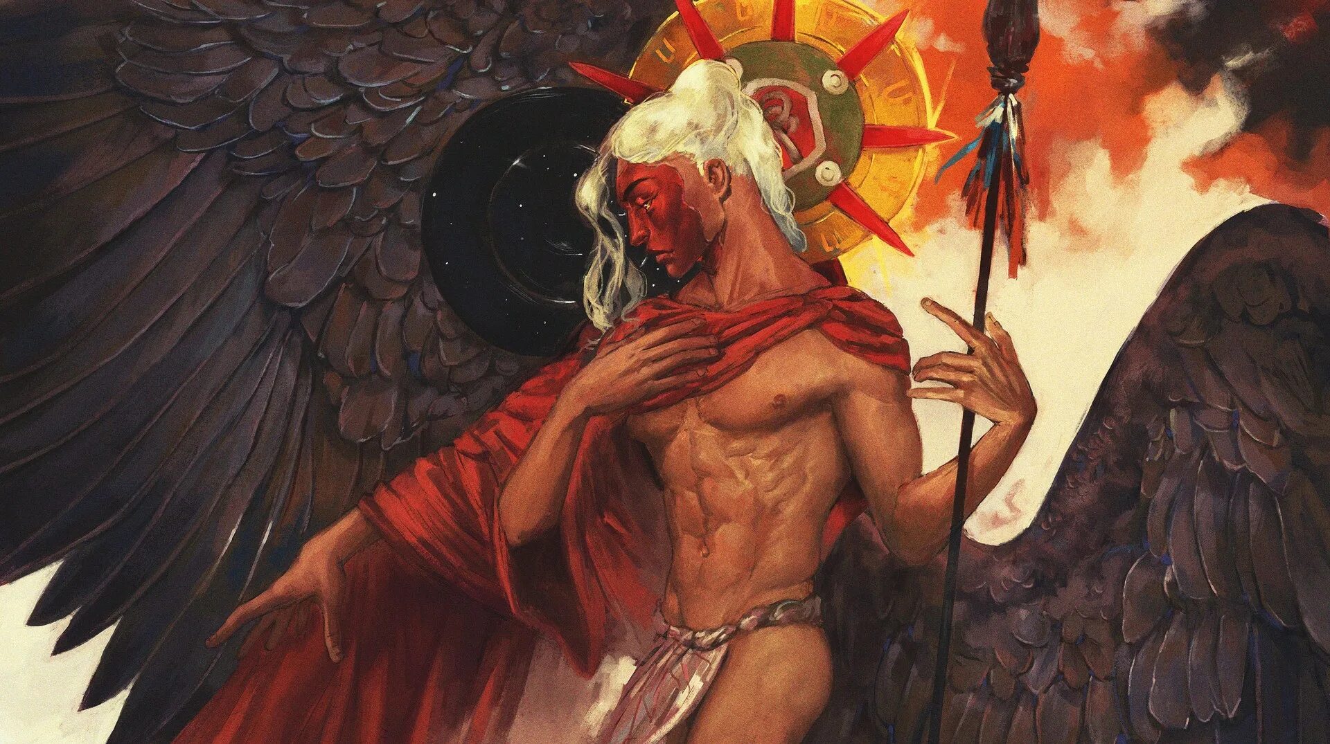 Белиал ангел. Jungmin jin лига ангелов. Angel house. Ангел серафим уриил аниме. Полуангел полудемон нефилим.