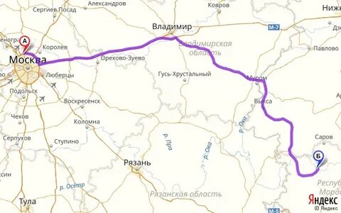 Ковров до владимира км