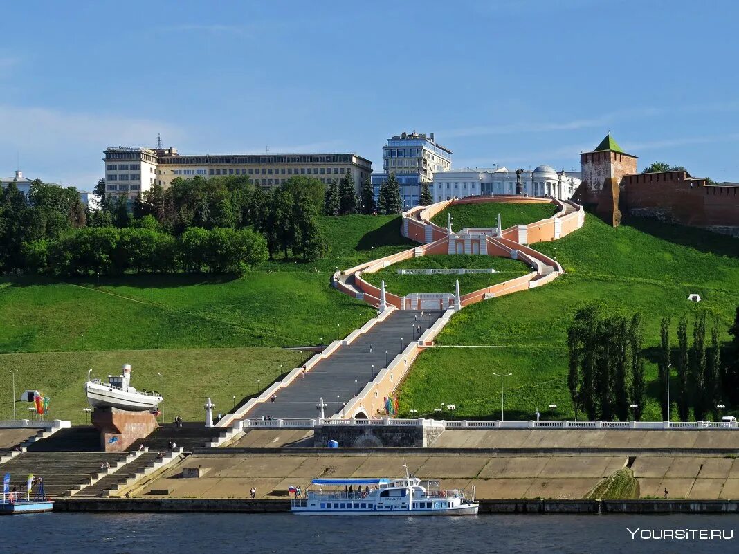 Чкаловская лестница в нижнем новгороде сколько ступеней. Нижневолжская набережная и Чкаловская лестница. Чкаловская лестница Нижний Новгород. Нижегородский Кремль Чкаловская лестница. Чкаловская лестница Нижний Новгород памятник.