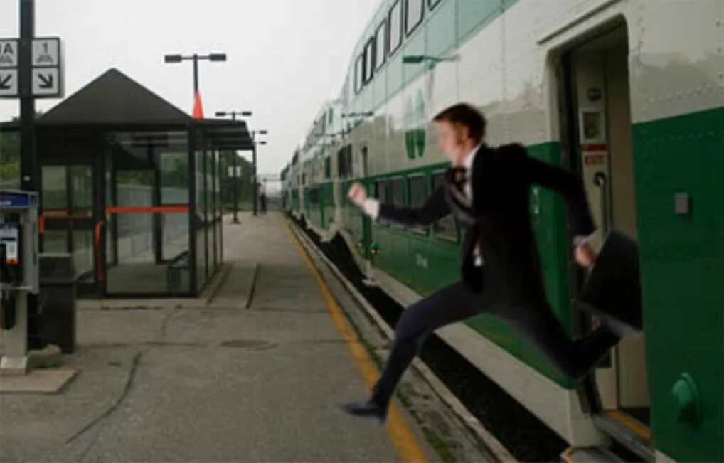I like to take the train. On the train. get off the train. get a train. get on the train.