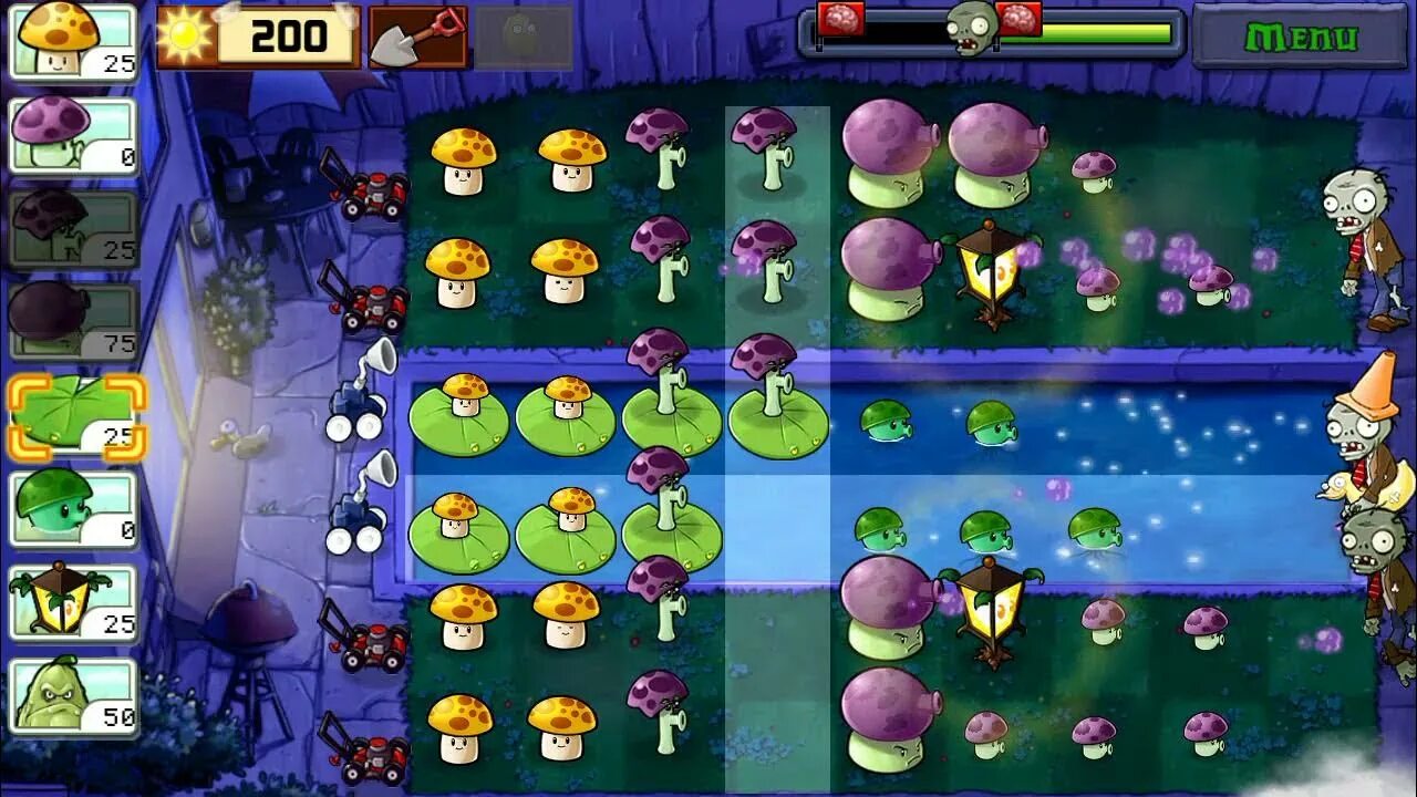 Зомби проходить уровень. Растения против зомби 2 Альманах. PVZ Fog. Plants vs Zombies Fog. Растения против зомби Dark ages.