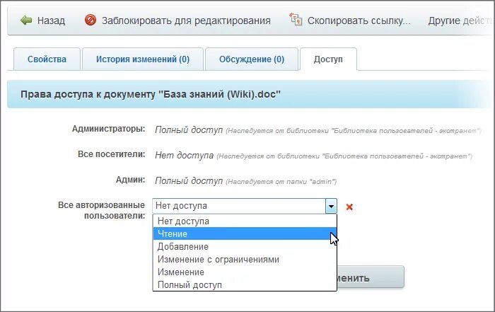 3 полных доступа. Уровни доступа для доски объявлений в интернете.