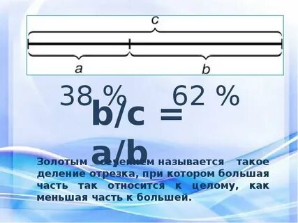 Золотое сечение калуга