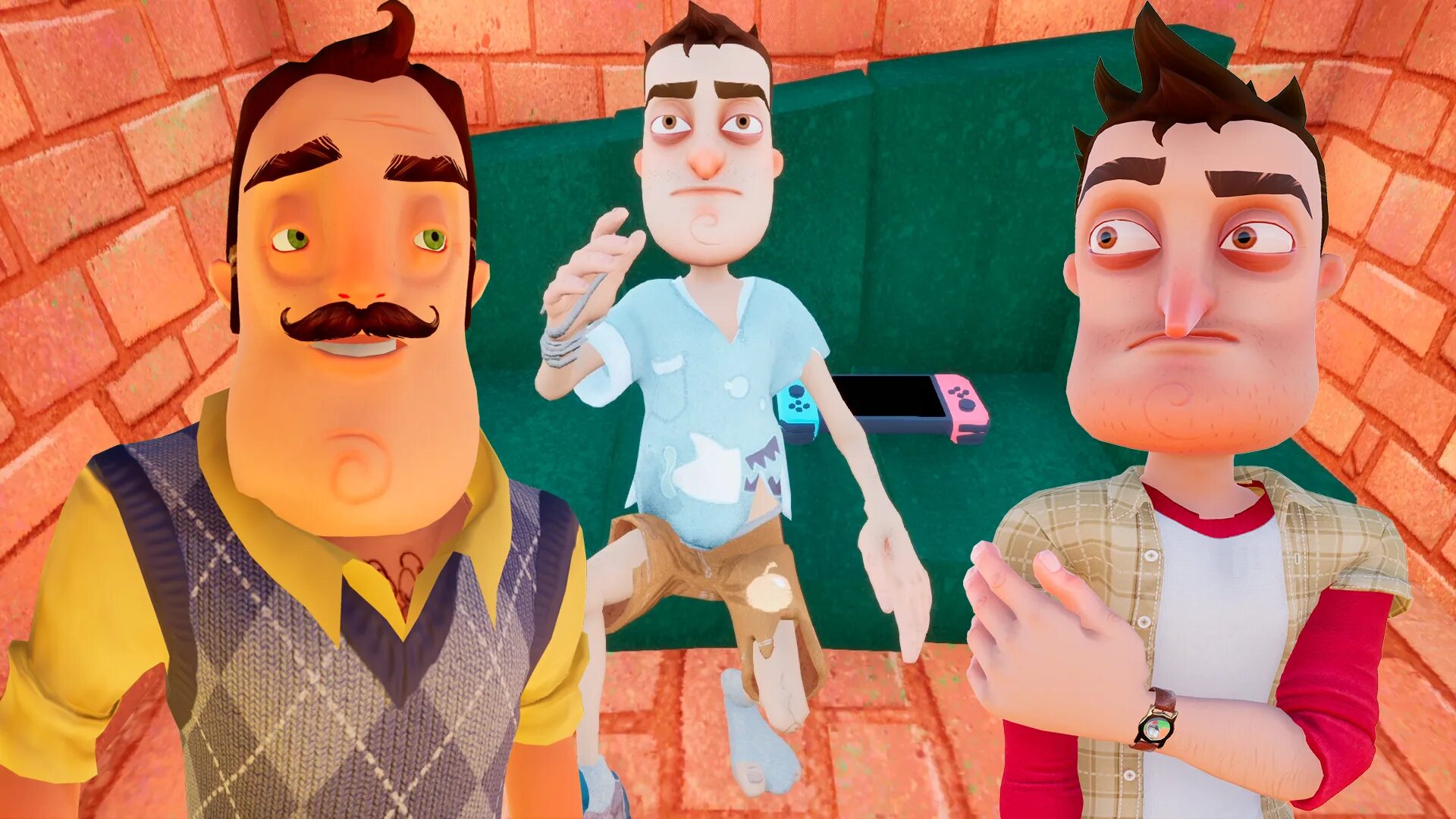 Шоу привет сосед. Привет сосед 2. Hello Neighbor Mod Kit hn2 anyone Home.