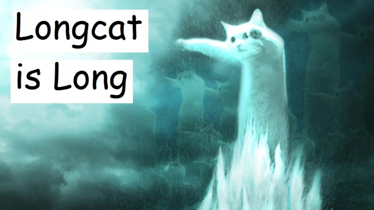 Longcat is long. Longcat tacgnol. Long Cat Мем. Catnarok Longcat конец. Long youtube