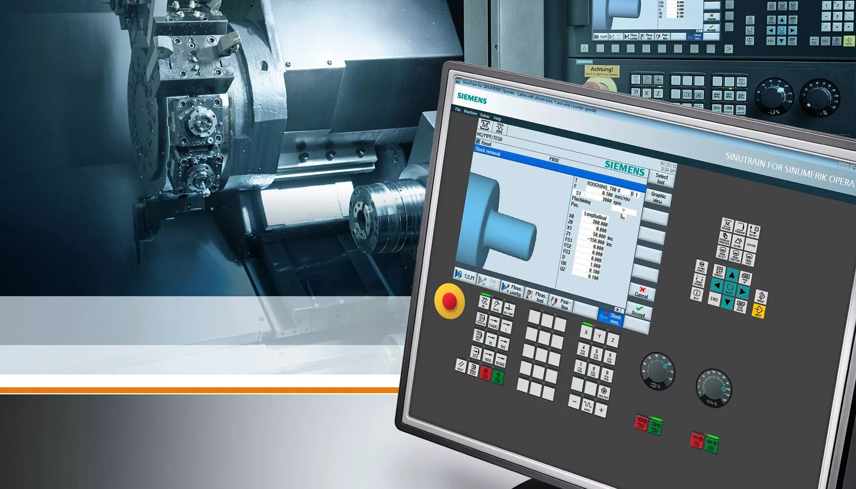 Чпу токарная программирование. Синутрейн синумерик. симулятор siemens sinutrain для станков с чпу. стойка сименс синумерик 840. симулятор стойки siemens 840d.