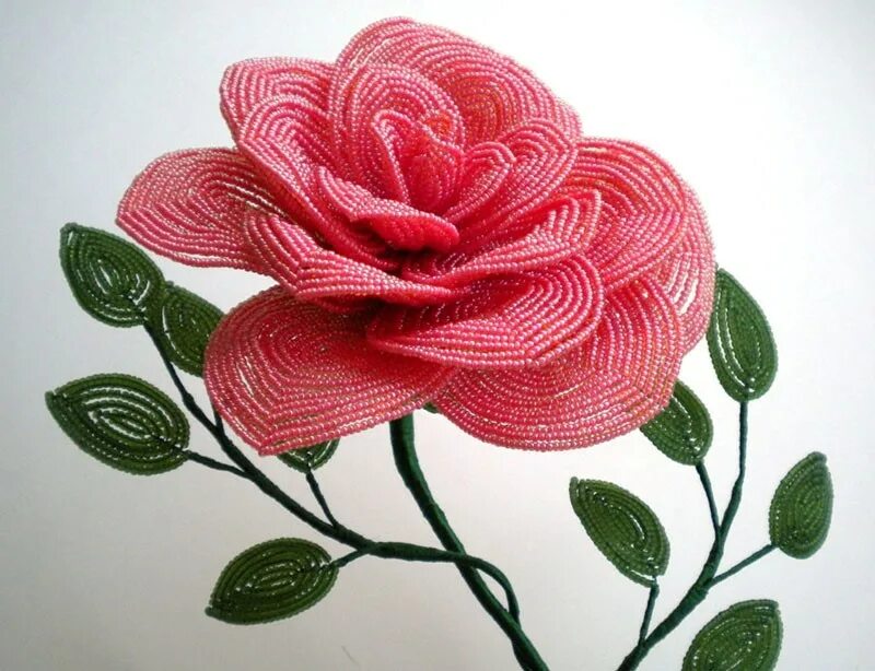 Техника плетения цветов. Круговая техника плетения (французское плетение).. Французское плетение бисером. Бисероплетение цветы. Плетение бисером цветы.