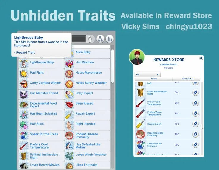 100 base game traits