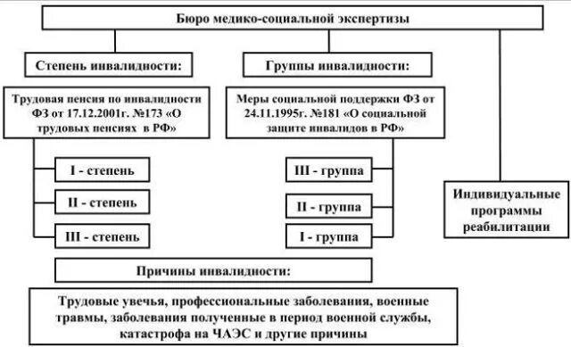 Установление статуса инвалида. Сроки установления инвалидности схема. Порядок установления степени инвалидности. Классификация видов инвалидности. Группы инвалидности схема.