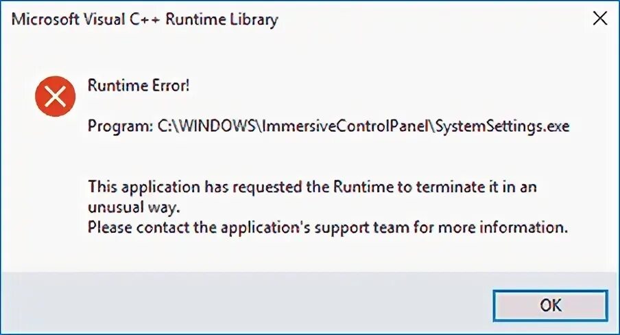 This application runtime to terminate. Microsoft Visual c++ runtime Library. Microsoft Error. Runtime. Runtime Error this application Microsoft Visual c++ РОБЛОКС.
