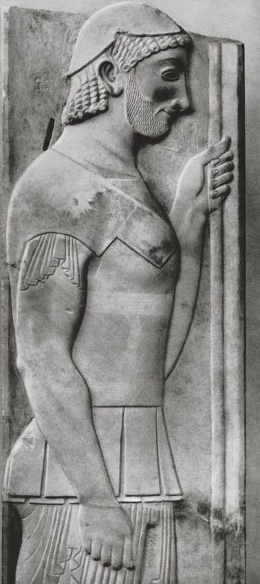 Стела Аристиона. Надгробие Аристиона ок. 510 Г. до н.э. скульптор Аристокл. Стела Аристиона (Автор Аристокл, последняя четверть vi в. до н.э.). Надгробие Аристиона мастера Аристокла. Конец vi в до н