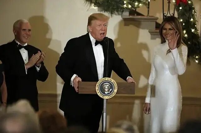 Инаугурация трампа фото жены