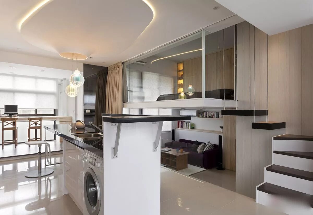 Дизайн квартиры-студии 28 м в Хельсинки Apartment layout, Apartment design inspi