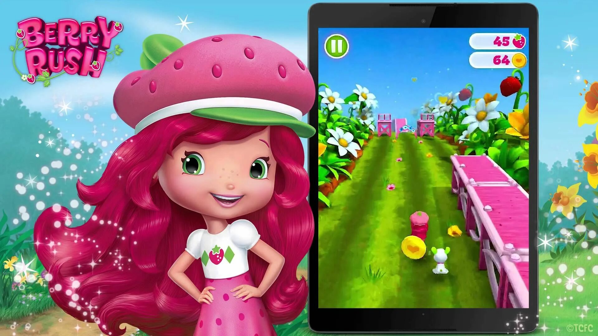 Strawberry Shortcake Berry Rush. Игры установленные на моем телефоне