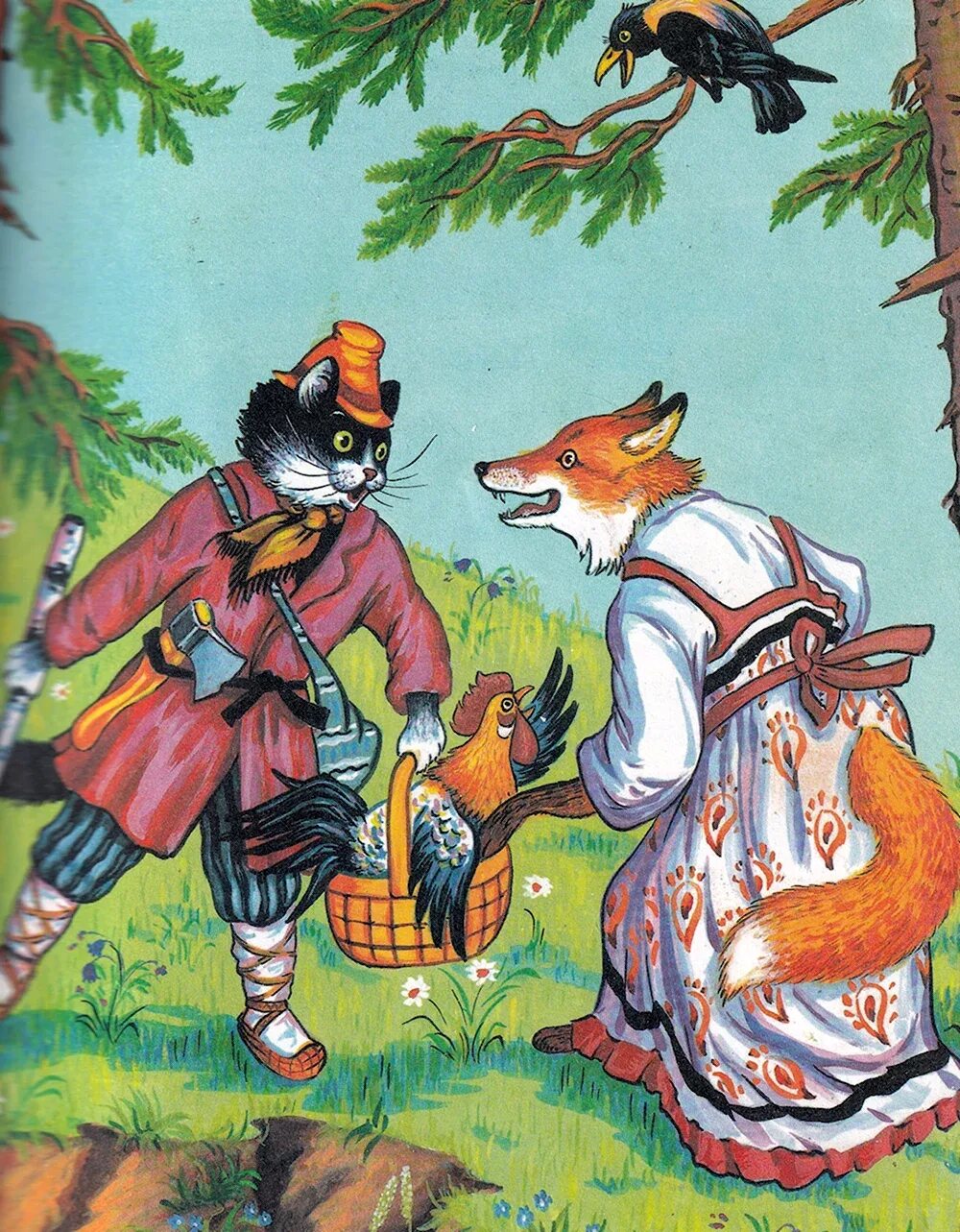 Лиса кот и петух сказка как называется. Петушок золотой гребешок. сказка. кот, дрозд, петух и лиса. сказки кот петух и лиса. сказка кот дрозд петух и лиса.